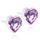 Blomdahl Örhänge M.P Heart Light Amethyst 6mm ( B )