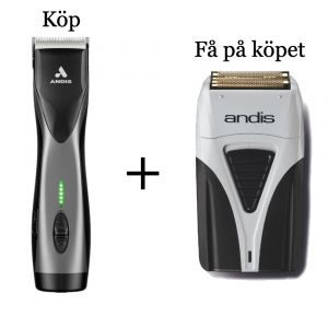 Andis Supra ZR II Klippmaskin + Andis Profil Lithium KAMPANJ