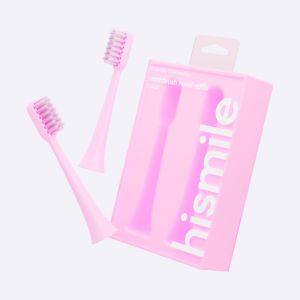 Hismile Toothbrush Replacement Heads Rosa 2-pack